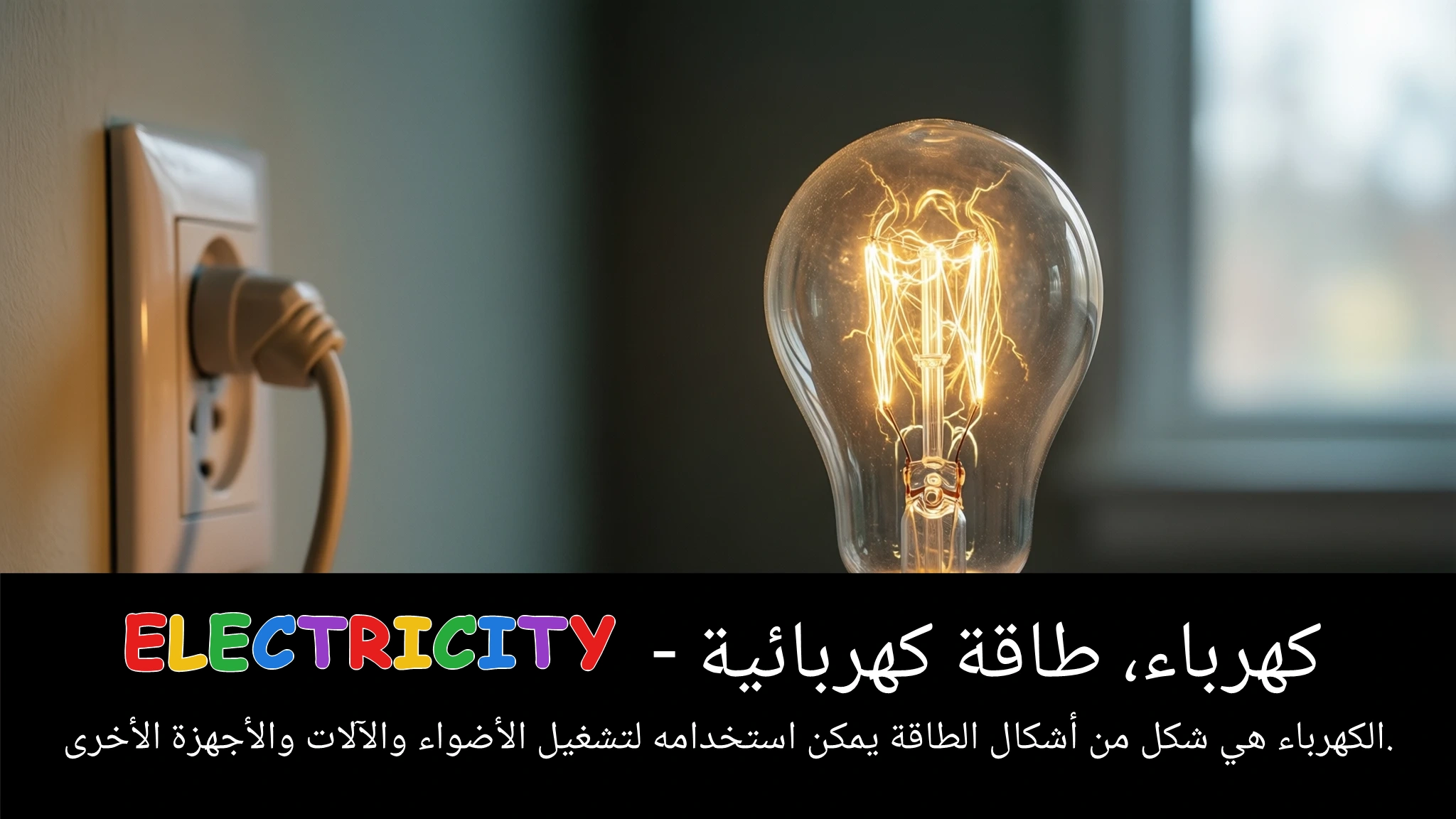 Arabic Illustration for electricity